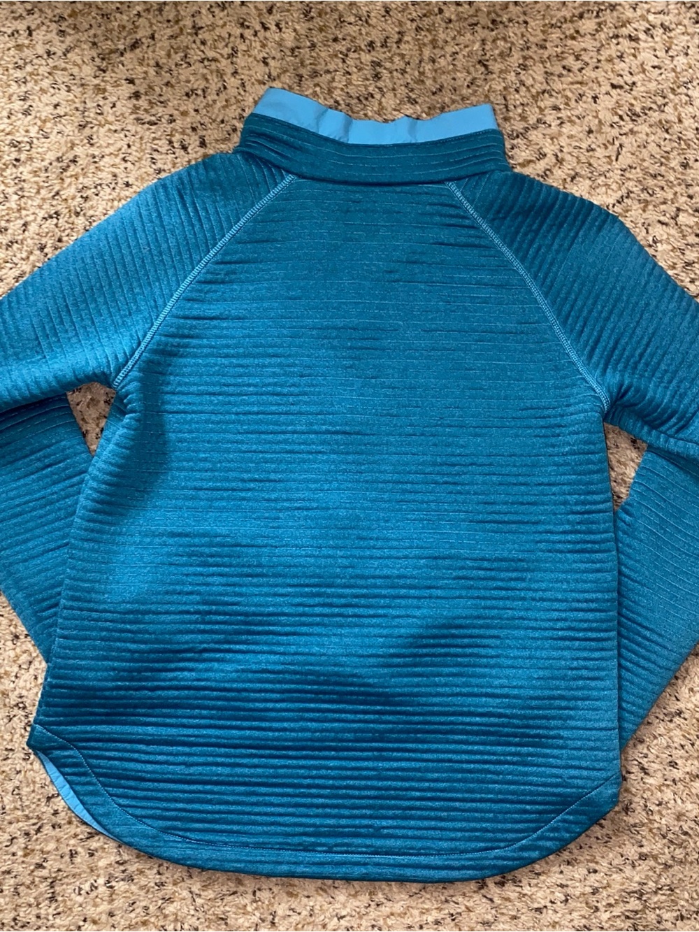 Columbia Women's Teal Half-Zip Ski Fleece Pullover - Picture 7 of 7